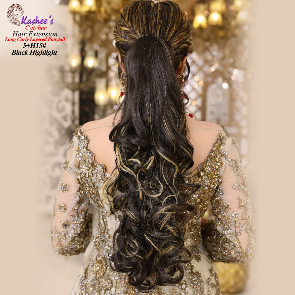 Ponytail Catcher (Black Highlight)
