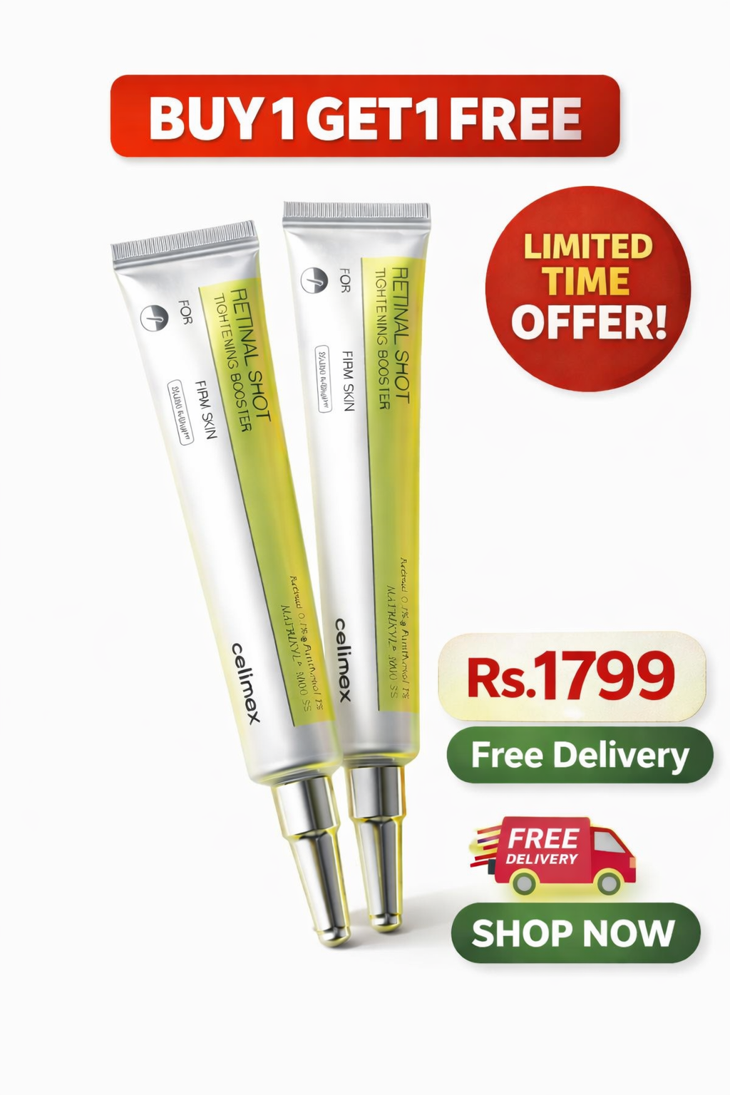 Celimax Retinal Shot Buy 1 Get 1 Free Deal