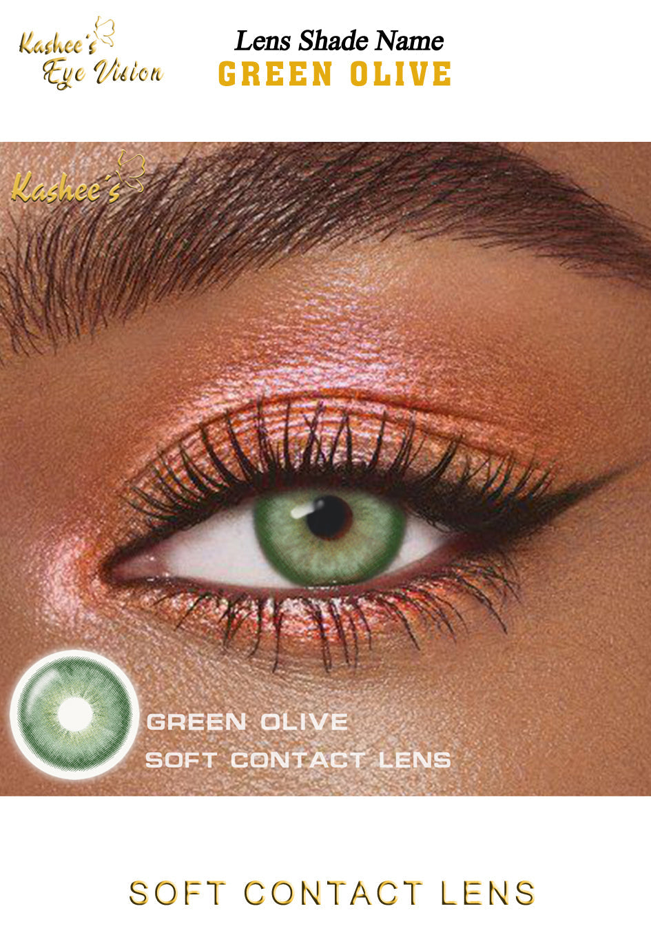 Kashees Lens Green Olive