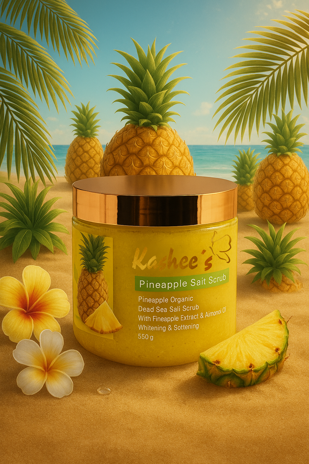 Pineapple Salt Scrub