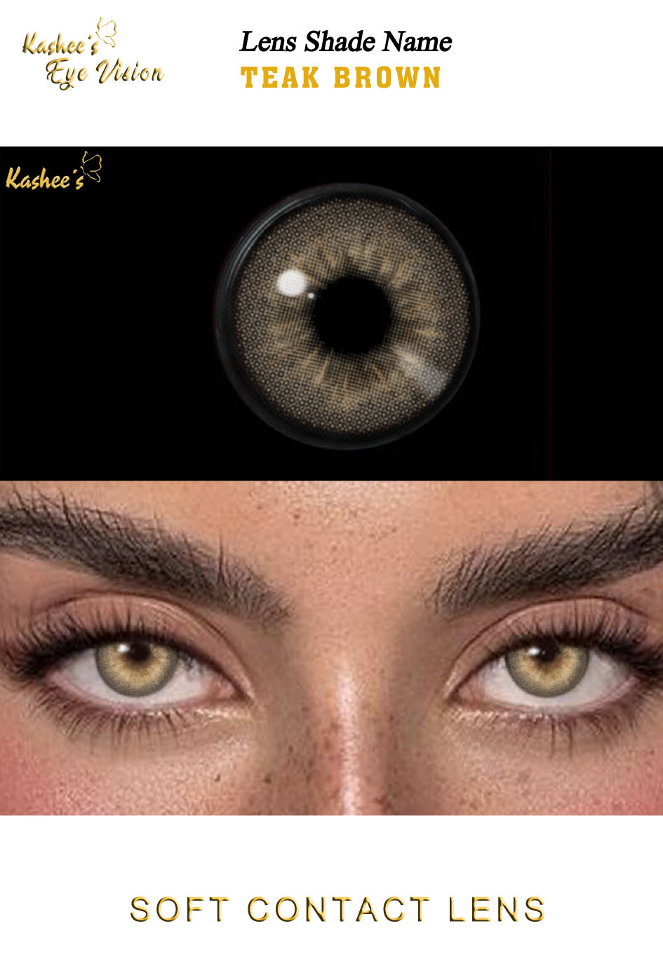 Kashees Lens Teak Brown